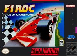 Box cover for F1ROC: Race of Champions on the Nintendo SNES.