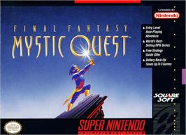 Box cover for Final Fantasy: Mystic Quest on the Nintendo SNES.