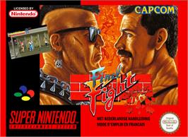 Box cover for Final Fight on the Nintendo SNES.