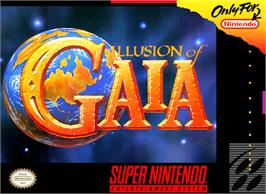 Box cover for Illusion of Gaia on the Nintendo SNES.