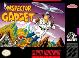 Box cover for Inspector Gadget on the Nintendo SNES.