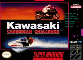 Box cover for Kawasaki Caribbean Challenge on the Nintendo SNES.