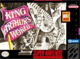 Box cover for King Arthur's World on the Nintendo SNES.