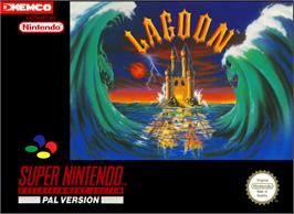 Box cover for Lagoon on the Nintendo SNES.