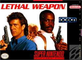Box cover for Lethal Weapon on the Nintendo SNES.