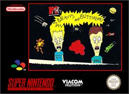 Box cover for MTV's Beavis and Butt-Head on the Nintendo SNES.