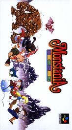 Box cover for Monstania on the Nintendo SNES.