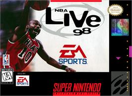 Box cover for NBA Live '98 on the Nintendo SNES.