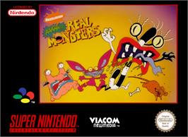 Box cover for Nickelodeon: Aaahh!!! Real Monsters on the Nintendo SNES.