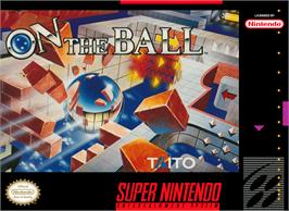 Box cover for On the Ball on the Nintendo SNES.