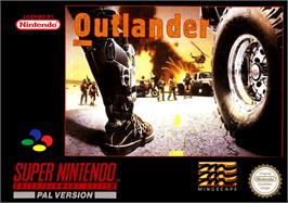 Box cover for Outlander on the Nintendo SNES.