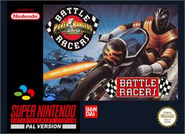 Box cover for Power Rangers Zeo: Battle Racers on the Nintendo SNES.