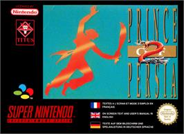 Box cover for Prince of Persia 2: The Shadow & The Flame on the Nintendo SNES.