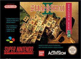 Box cover for Shanghai II: Dragon's Eye on the Nintendo SNES.