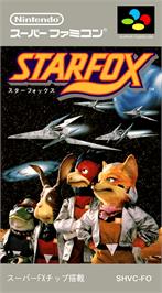 Box cover for Star Fox on the Nintendo SNES.