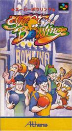 Box cover for Super Bowling on the Nintendo SNES.