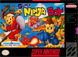 Box cover for Super Ninja Boy on the Nintendo SNES.