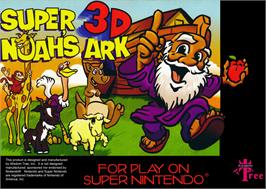 Box cover for Super Noah's Ark 3-D on the Nintendo SNES.