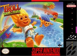 Box cover for Super Troll Islands on the Nintendo SNES.