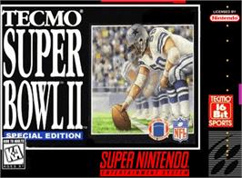 Box cover for Tecmo Super Bowl II: Special Edition on the Nintendo SNES.