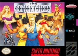 Box cover for The Combatribes on the Nintendo SNES.