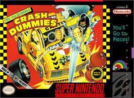 Box cover for The Incredible Crash Dummies on the Nintendo SNES.