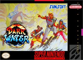 Box cover for The Pirates of Dark Water on the Nintendo SNES.