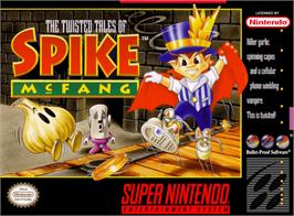 Box cover for The Twisted Tales of Spike McFang on the Nintendo SNES.