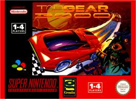 Box cover for Top Gear 3000 on the Nintendo SNES.