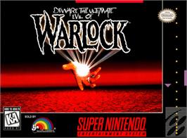 Box cover for Warlock on the Nintendo SNES.