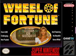 Box cover for Wheel of Fortune on the Nintendo SNES.