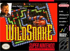 Box cover for WildSnake on the Nintendo SNES.