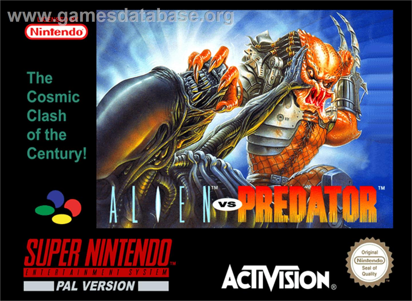 Alien Vs. Predator - Nintendo SNES - Artwork - Box