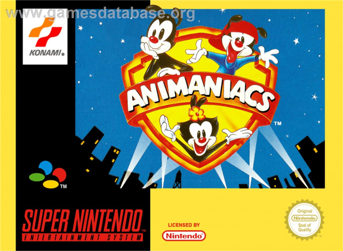 Animaniacs - Nintendo SNES - Artwork - Box