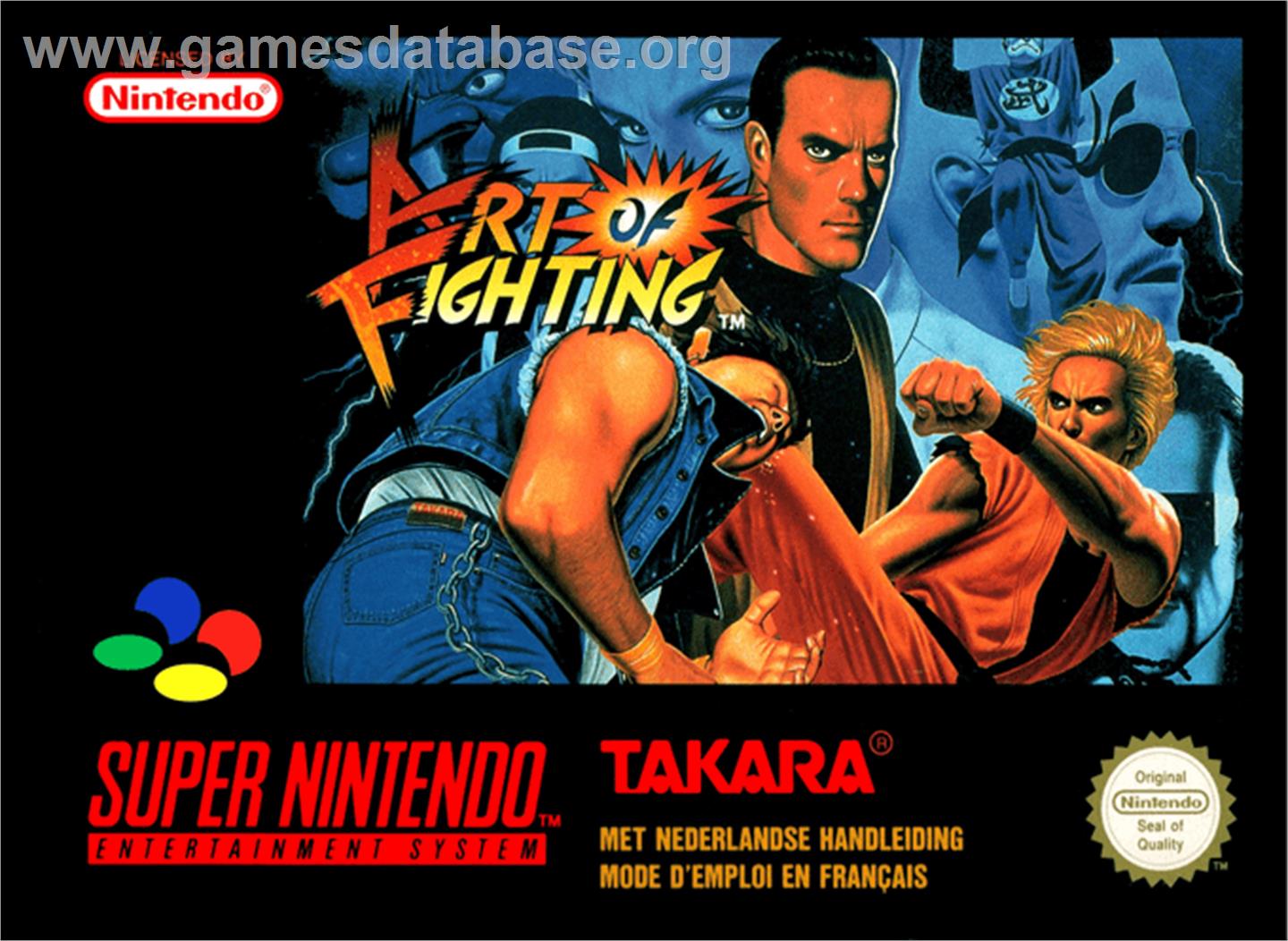 Art of Fighting - Nintendo SNES - Artwork - Box