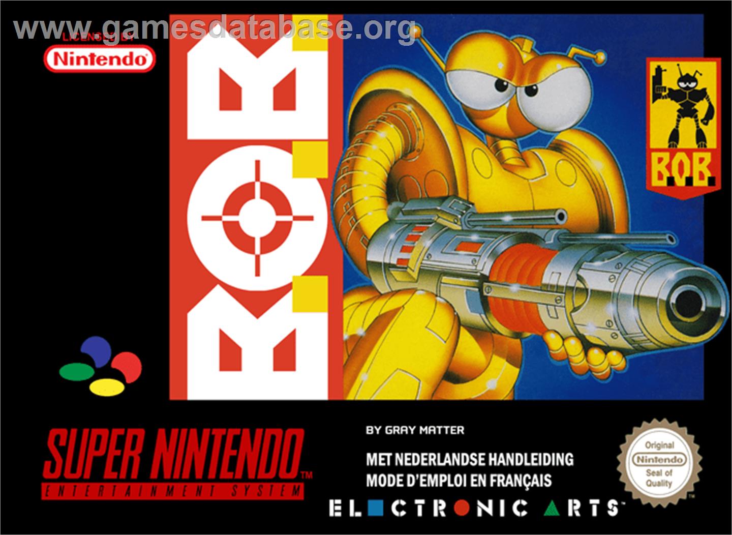 B.O.B. - Nintendo SNES - Artwork - Box