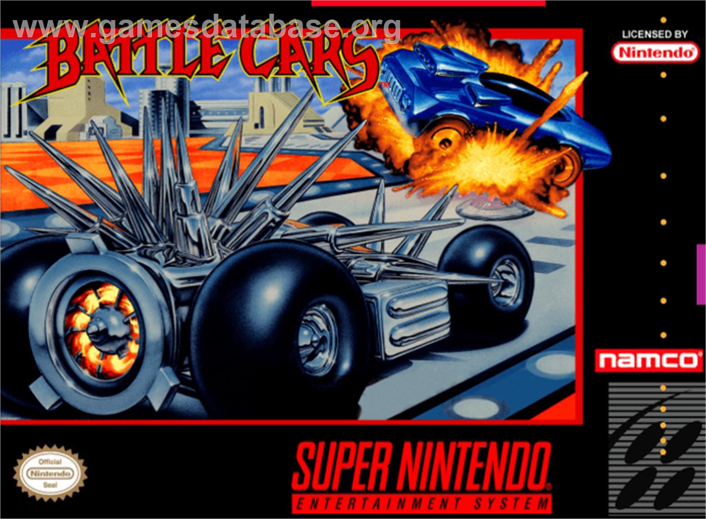 Battle Cars - Nintendo SNES - Artwork - Box