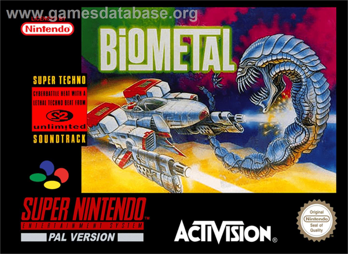 BioMetal - Nintendo SNES - Artwork - Box