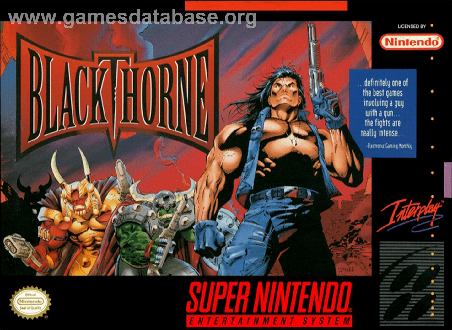 Blackthorne - Nintendo SNES - Artwork - Box