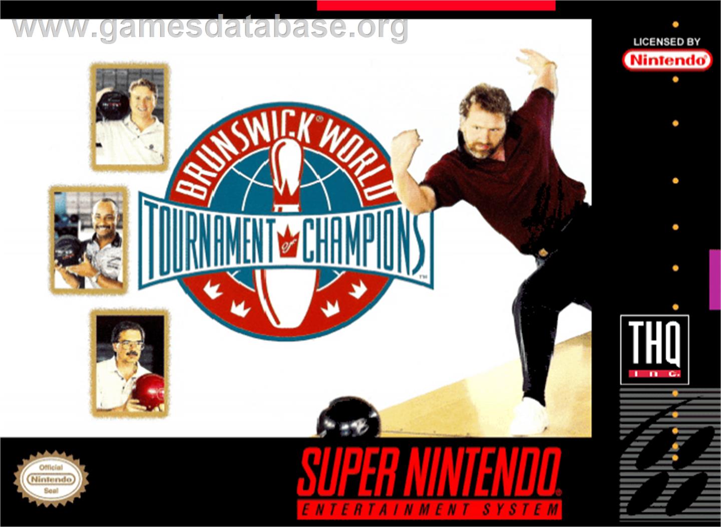 Brunswick World Tournament of Champions - Nintendo SNES - Artwork - Box