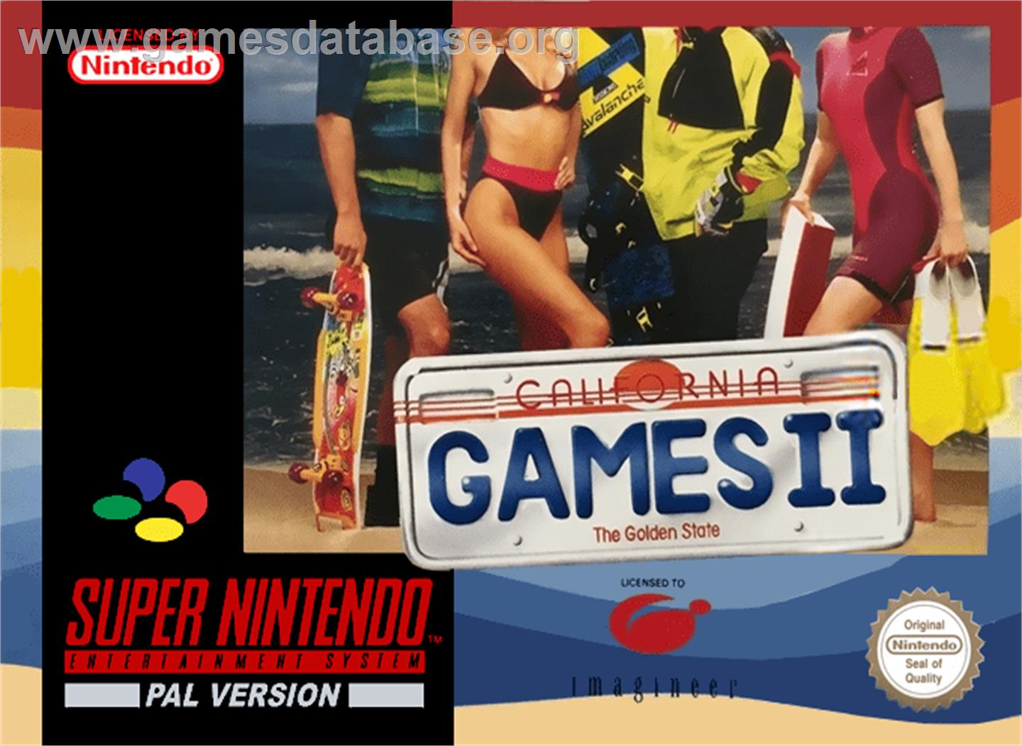 California Games II - Nintendo SNES - Artwork - Box