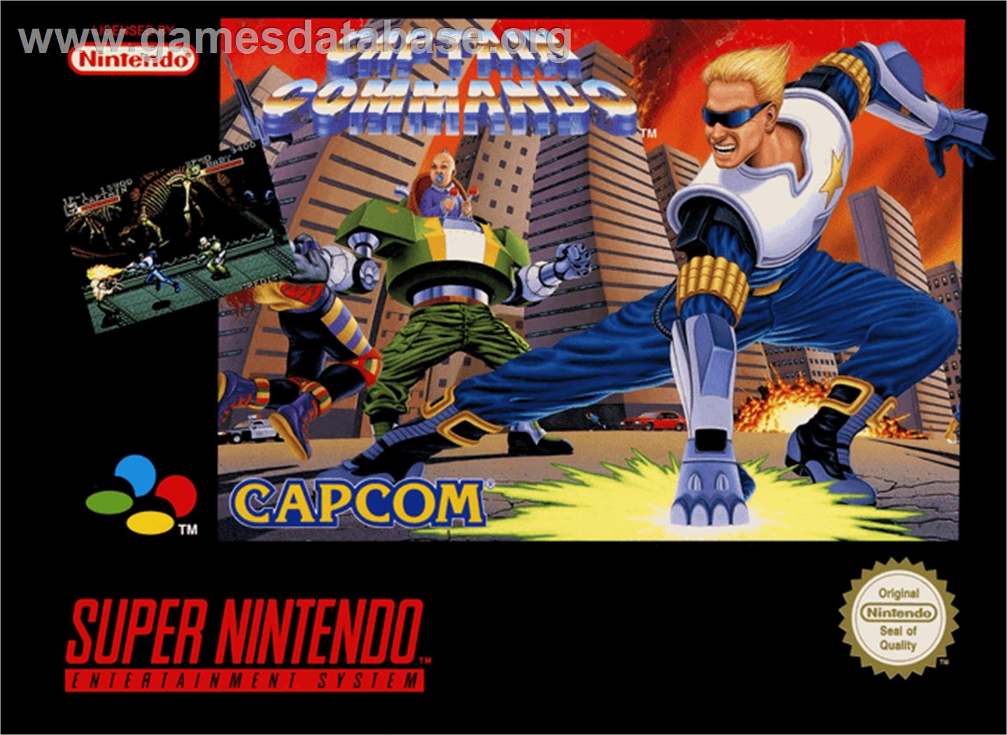 Captain Commando - Nintendo SNES - Artwork - Box