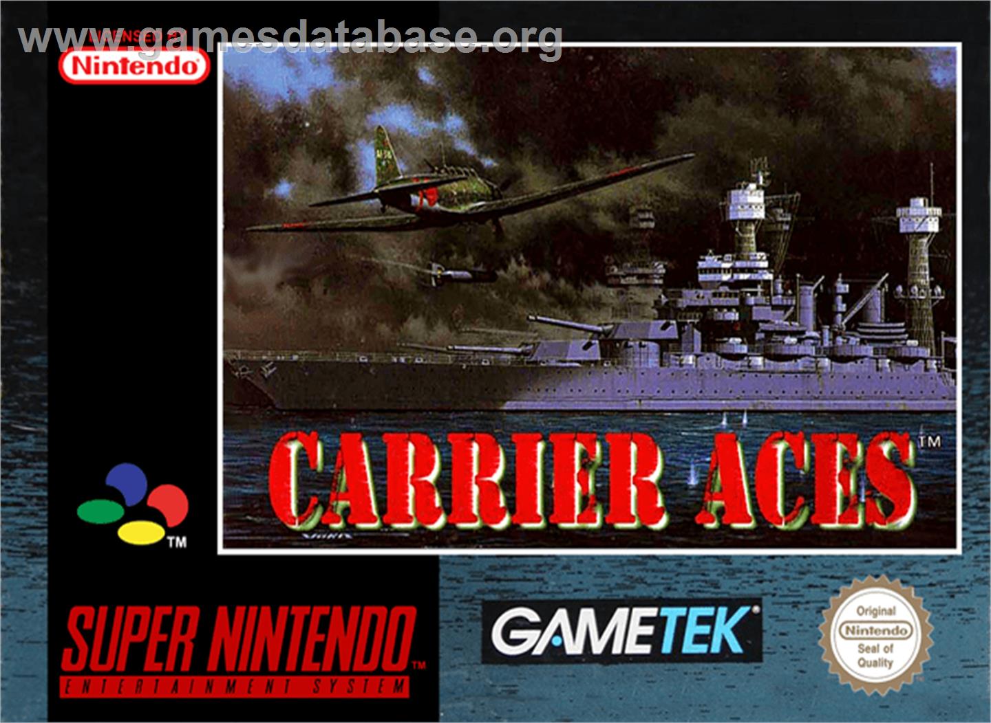 Carrier Aces - Nintendo SNES - Artwork - Box