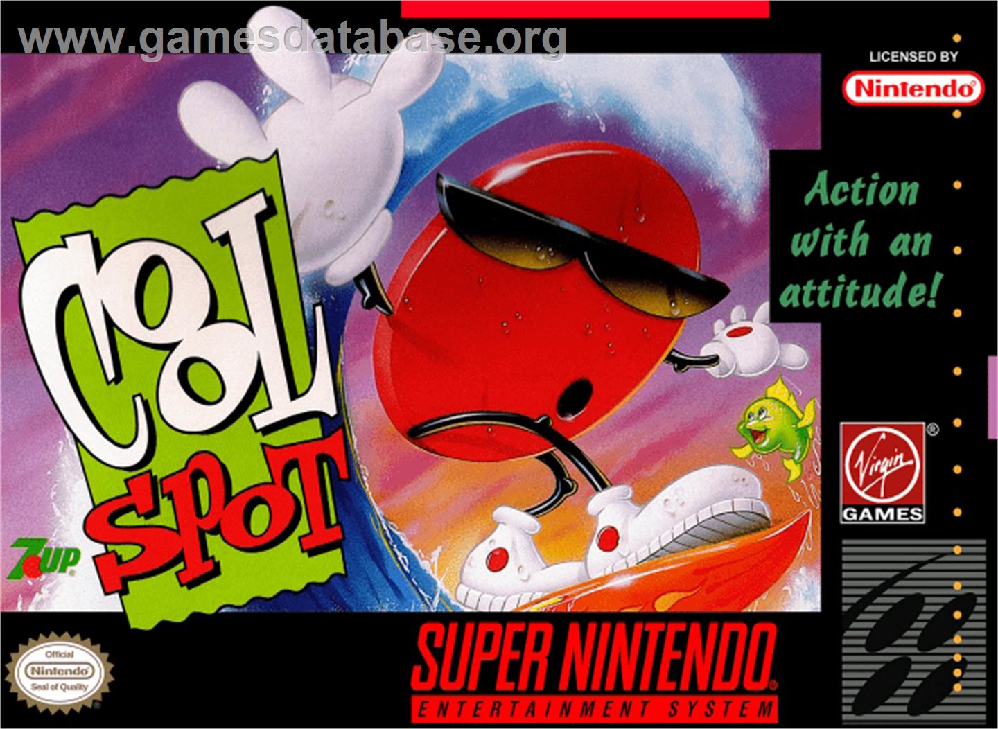 Cool Spot - Nintendo SNES - Artwork - Box