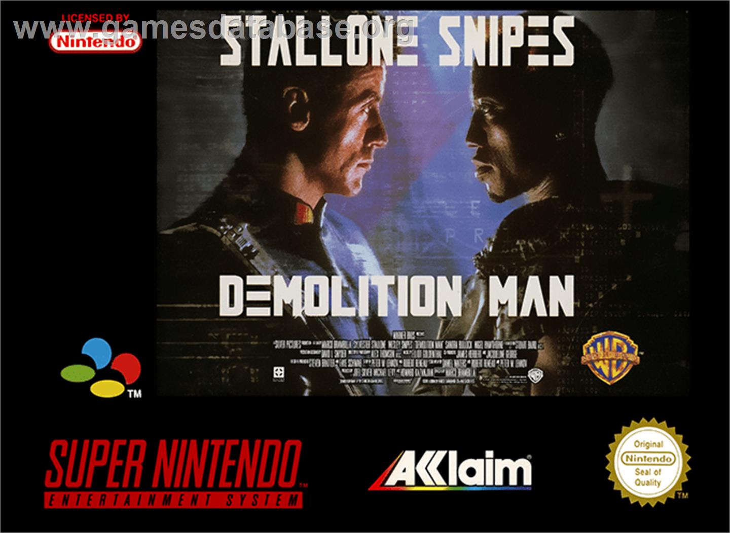Demolition Man - Nintendo SNES - Artwork - Box