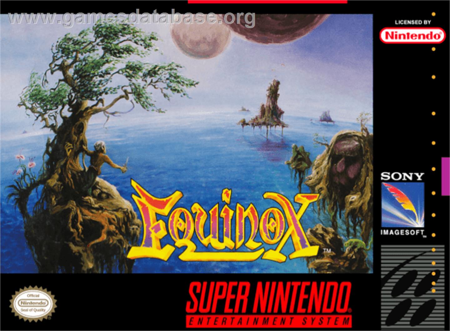 Equinox - Nintendo SNES - Artwork - Box