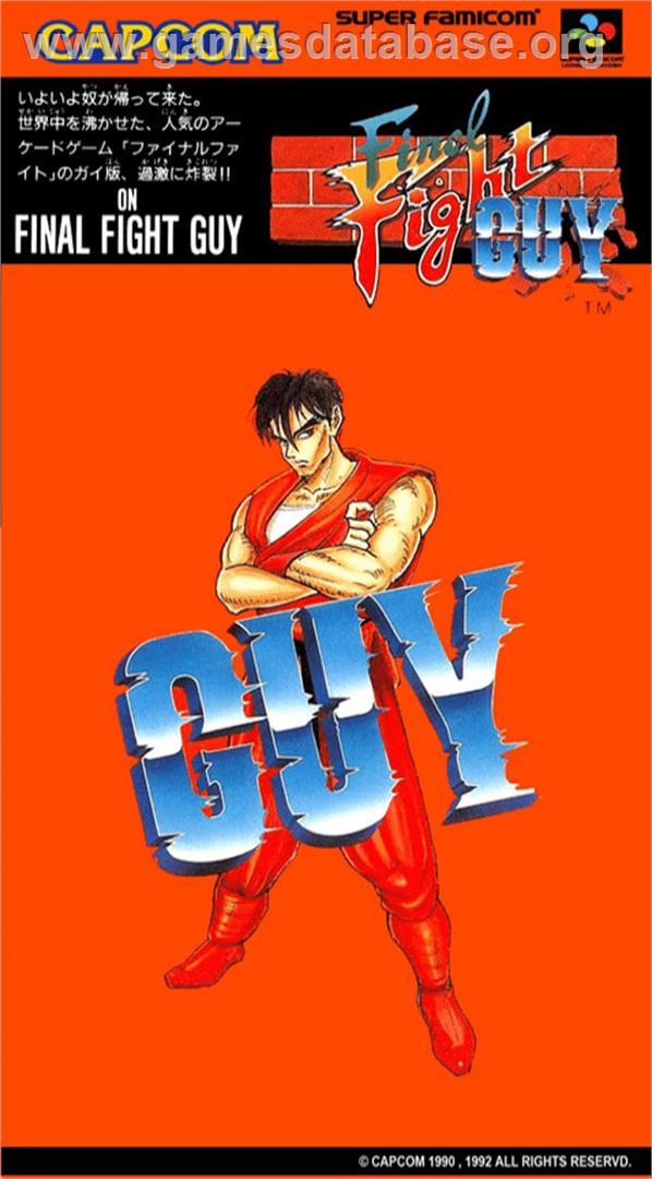 Final Fight Guy - Nintendo SNES - Artwork - Box