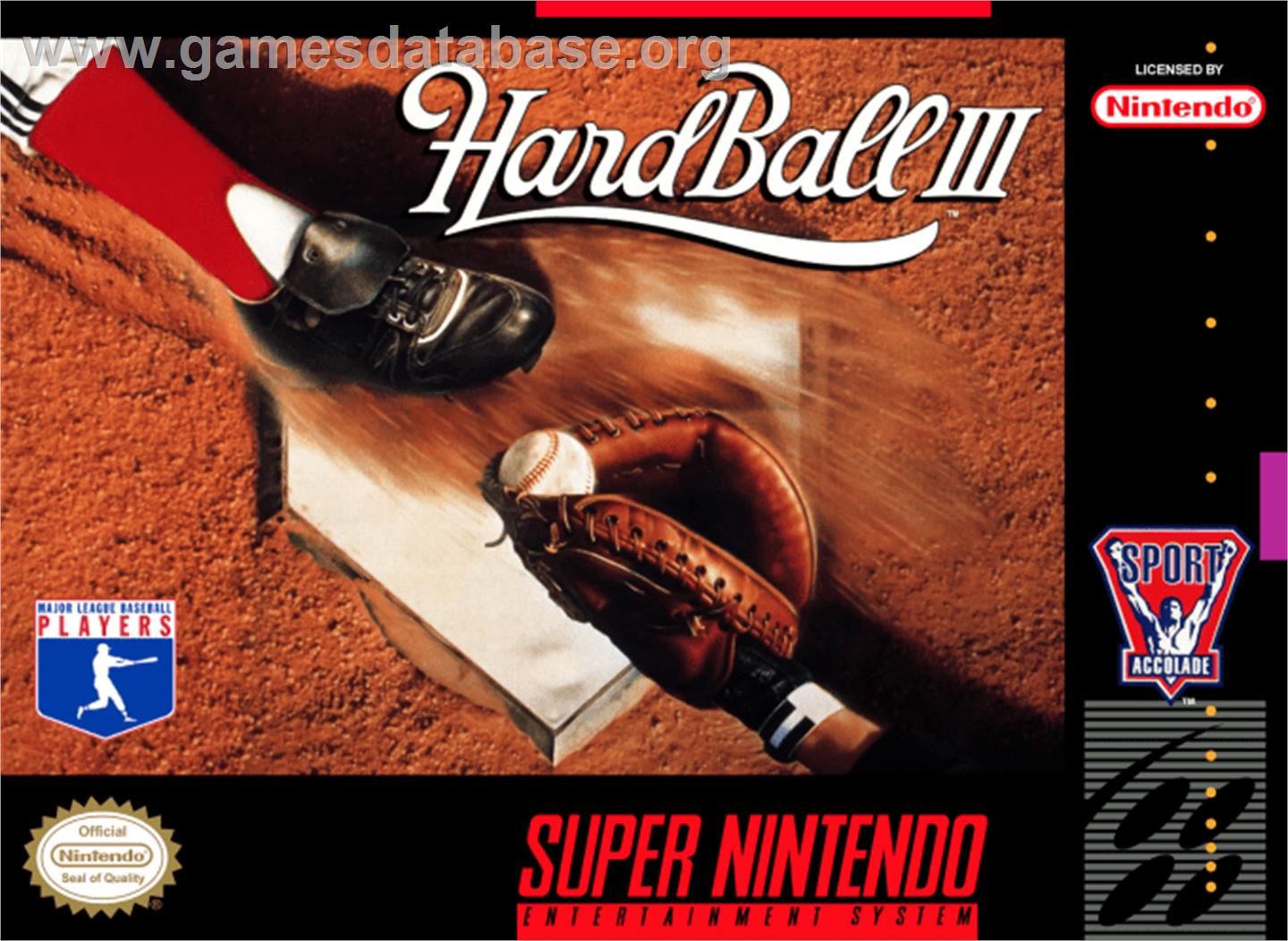HardBall III - Nintendo SNES - Artwork - Box