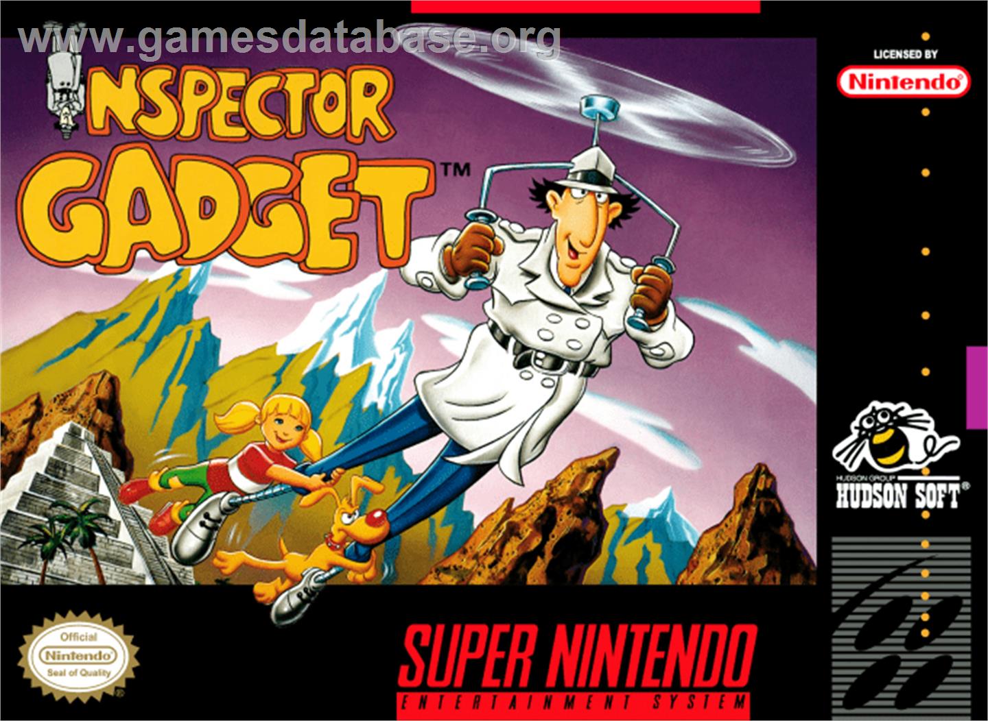 Inspector Gadget - Nintendo SNES - Artwork - Box