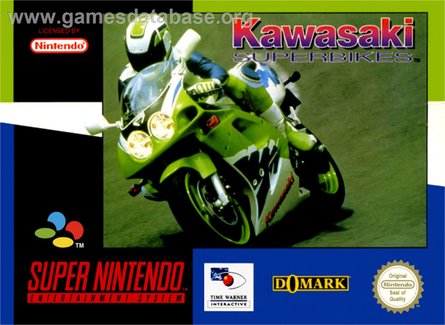 Kawasaki Superbike Challenge - Nintendo SNES - Artwork - Box